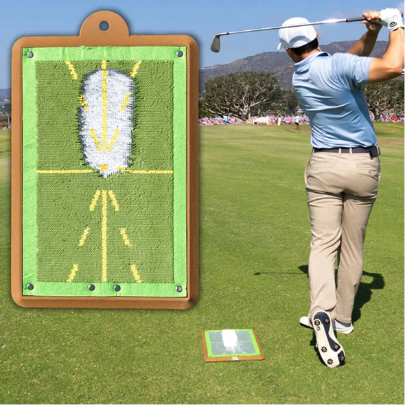 Home Golf Swing Feedback Training Mat