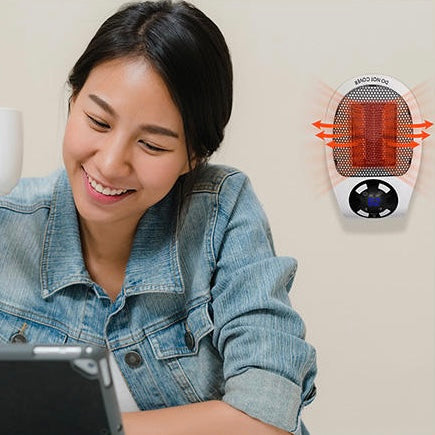 CozyGlow Portable Space Heater: Rapid Heating & Eco-Friendly