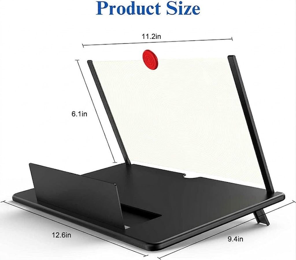 16-Inch Mobile Display Enhancer for Movies and Gaming