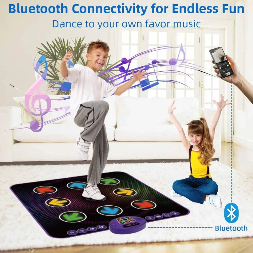 Interactive Dance Pad for Kids – Light-Up Activity Mat with Music