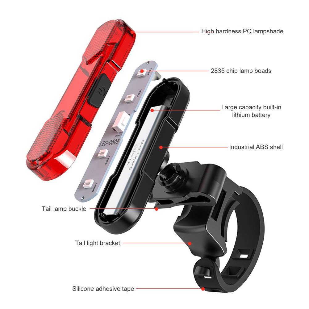 Illuminate Your Ride: 1000 Lumen Front and Rear Bicycle Light Set