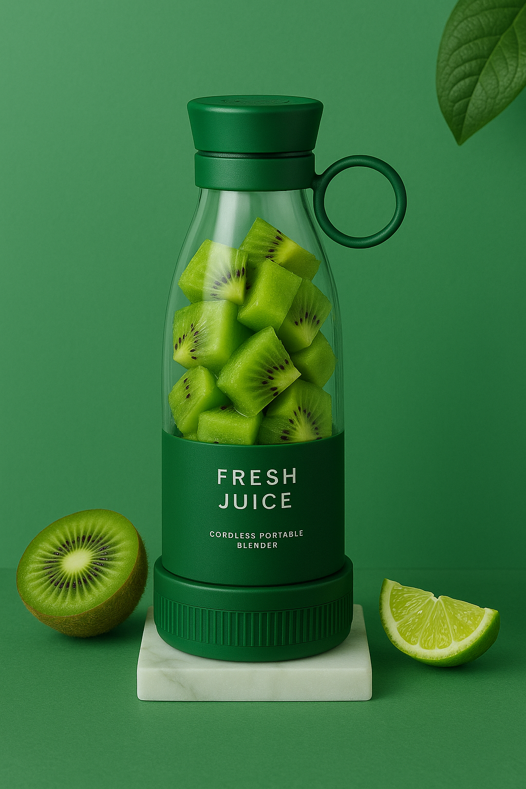 Portable USB Rechargeable Smoothie Blender – Lightweight & Compact Design