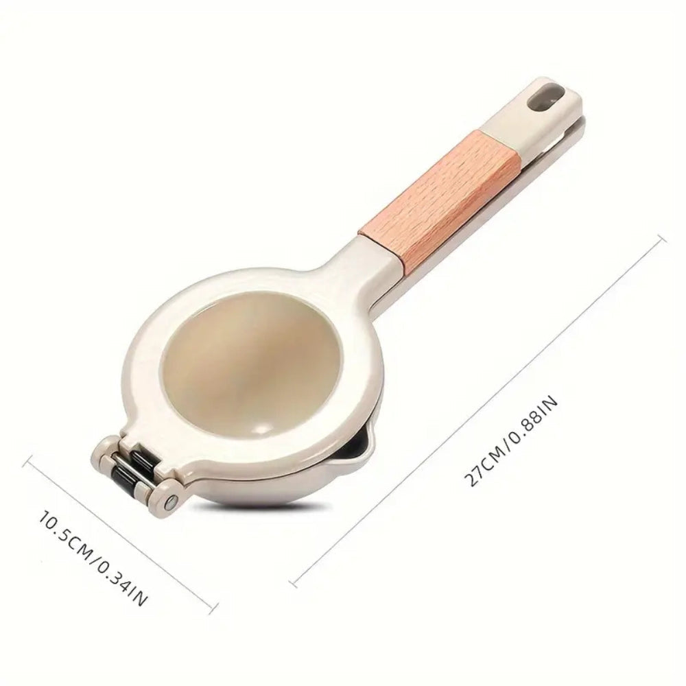 Stainless Steel Manual Lemon Juicer with Comfortable Grip for Easy Use