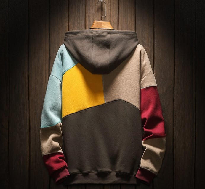 Unisex Soft Polyester Pullover Hoodie, Vintage Fleece Sweatshirt M-3XL for Spring/Fall