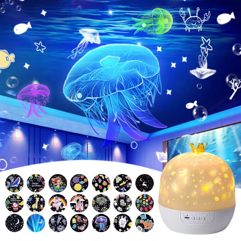 Children's Night Light Projector – Star and Galaxy Display for Soothing Sleep
