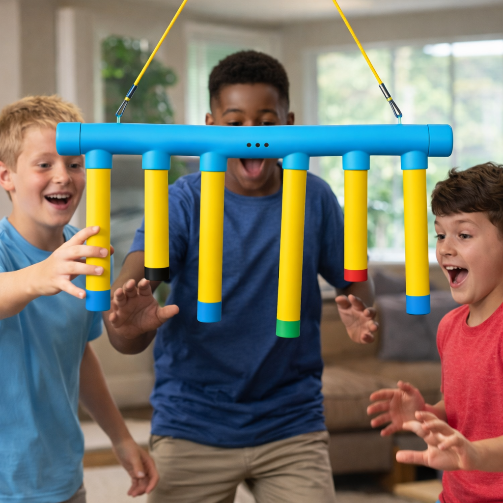 Adjustable Speed Reaction Game for Kids | Indoor Reflex Trainer for Coordination