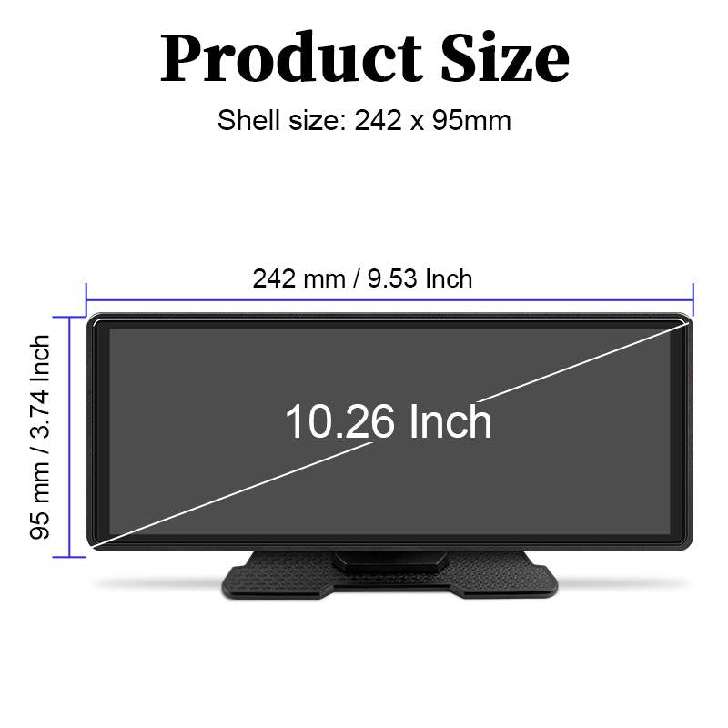 10.26-Inch Smart Car Audio System with Wireless Connectivity