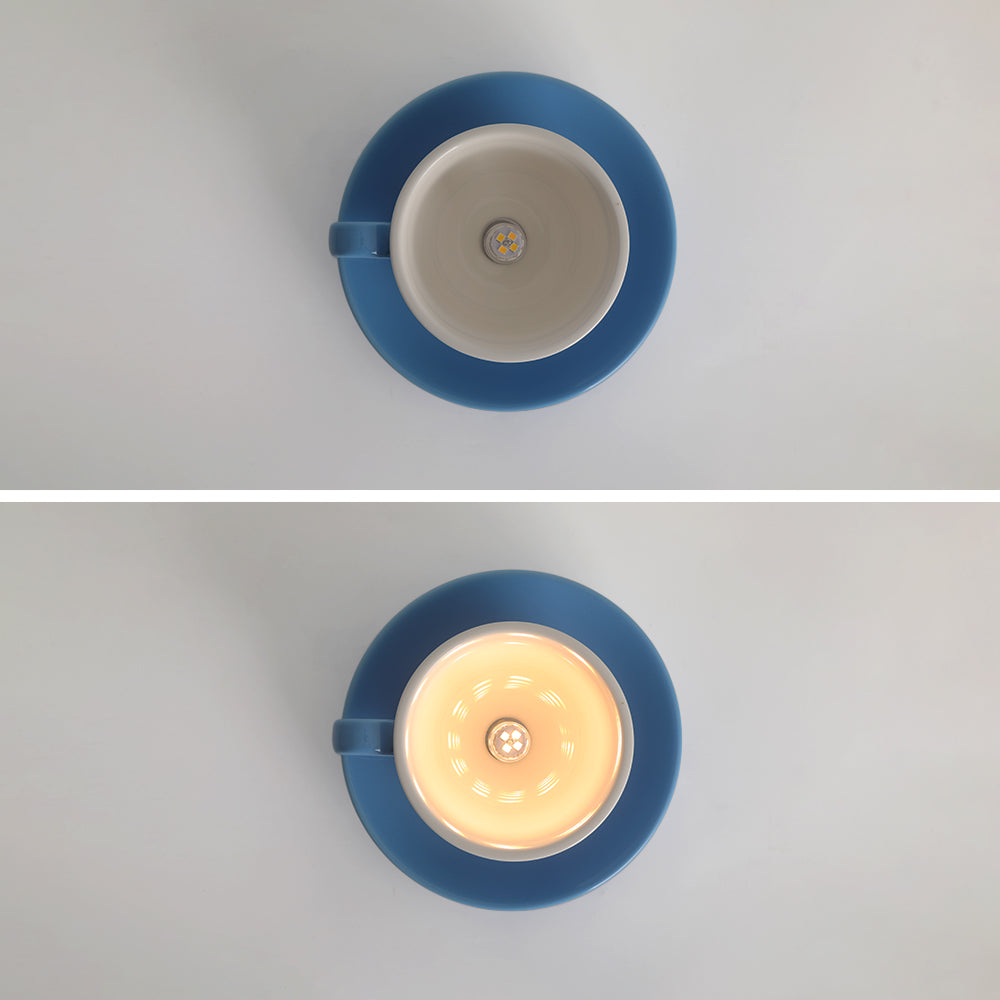 Ceiling Light Fixture in Minimalist Cup Shape