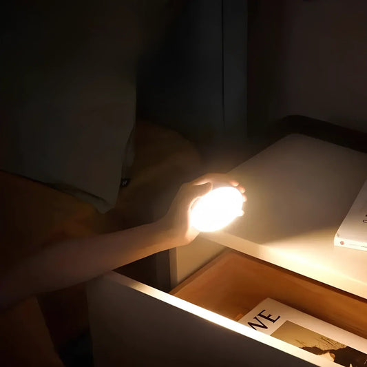 Wireless Motion Sensor Lamp – Battery and USB Rechargeable Smart Lighting for Home Safety