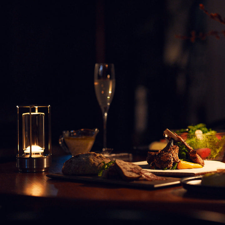 Rechargeable LED Table Lamp with Wireless Design in Scandinavian Style