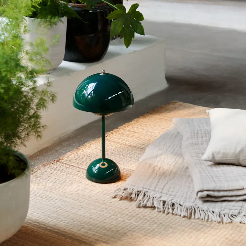 Touch Sensitive Table Lamp with Adjustable Brightness and Three Light Tones