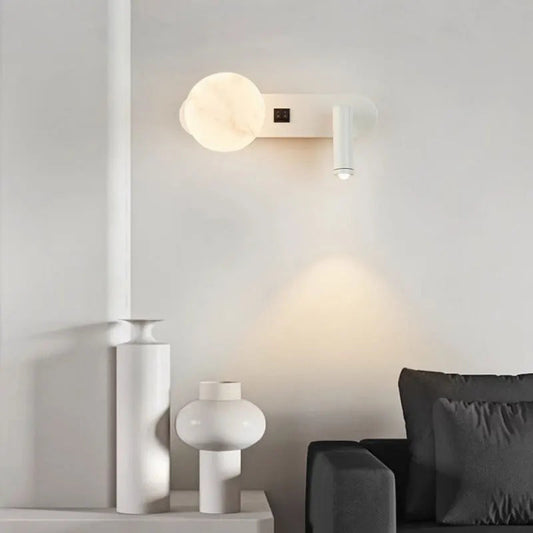 Adjustable Spotlight Dual Wall Light – Modern Nordic Design for Versatile Lighting