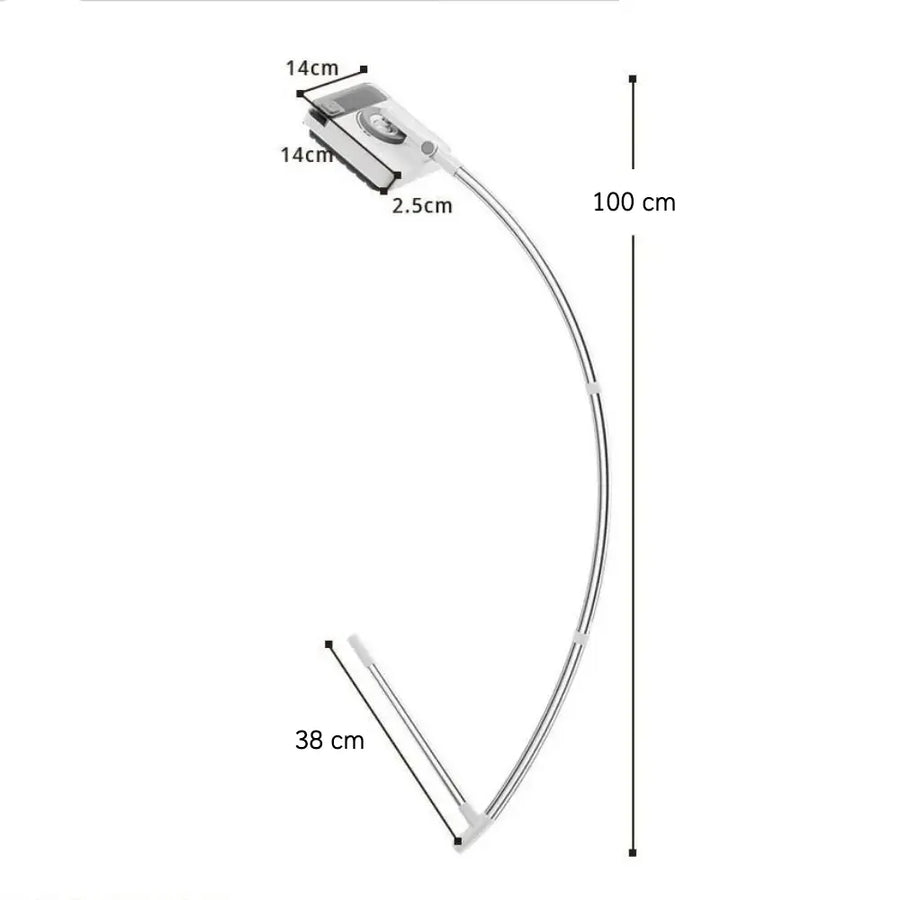 Dual-Sided Magnetic Window Cleaning Tool for Easy Indoor Use