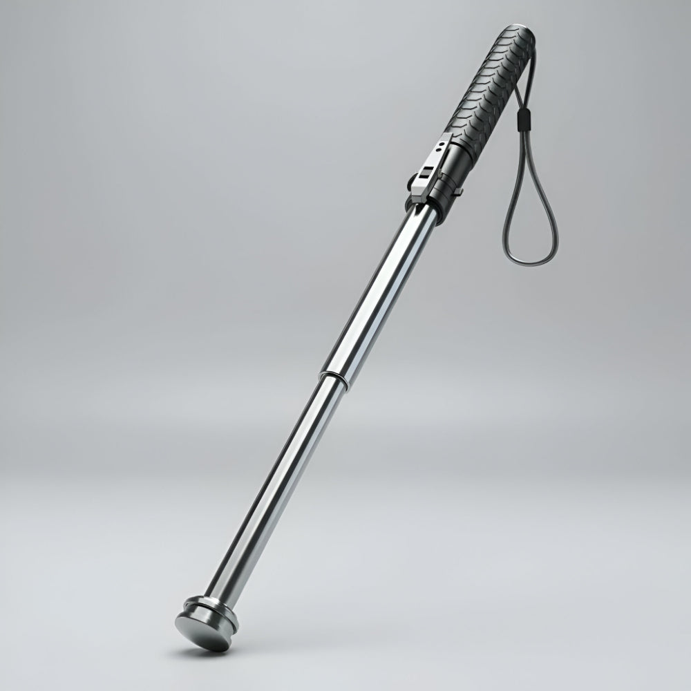 Adjustable Folding Cane with Secure Handle for Improved Stability
