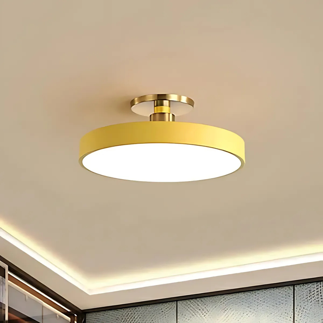 Dimmable LED Ceiling Light – Modern Minimalist Design for a Cozy Space