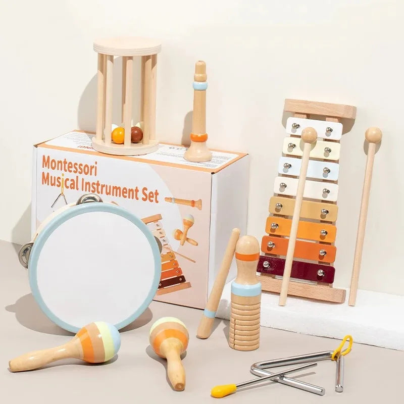 Toddler Music Discovery Set with Tuned Xylophone – Educational Instruments