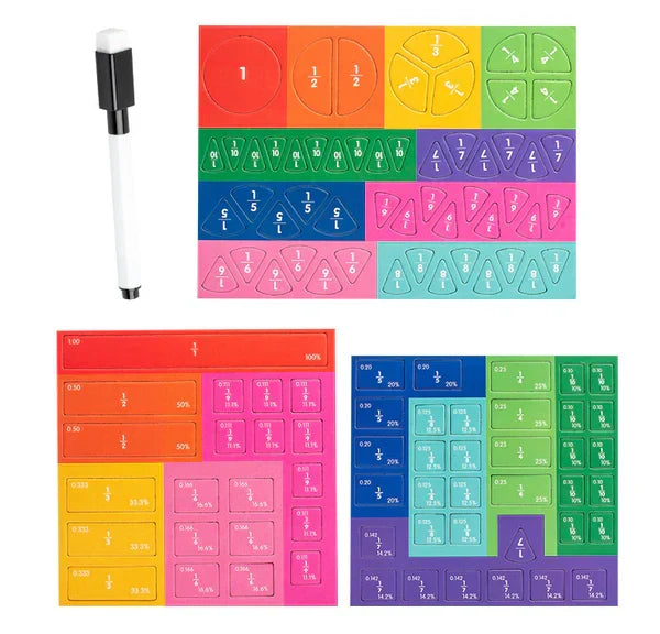 Interactive Fraction Discovery Book for Kids