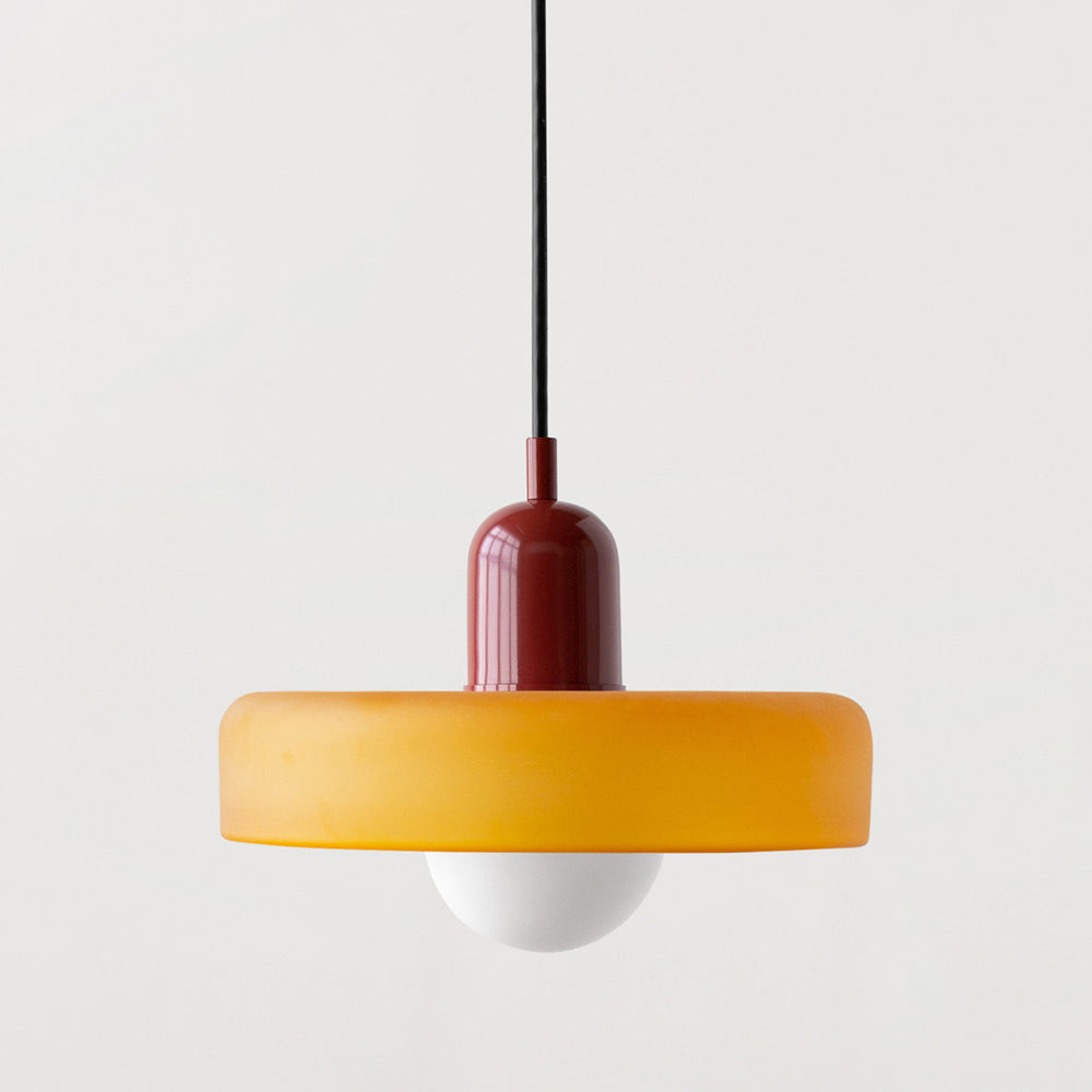 Two-Tone Pendant Light in Coastal Transitional Design