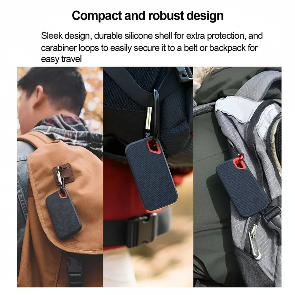 Compact High-Speed External Hard Drive - Portable SSD with USB-C