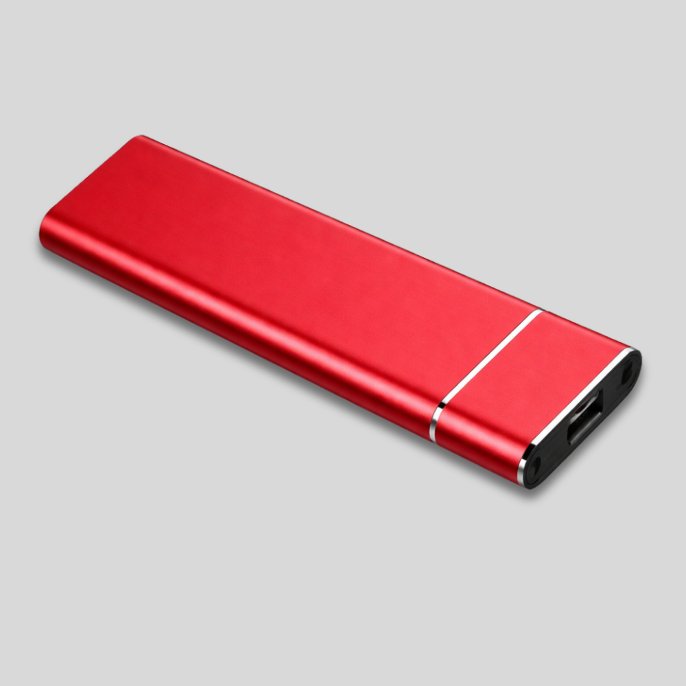 500GB External Hard Drive - Lightweight Aluminum Portable Storage with Fast Transfers