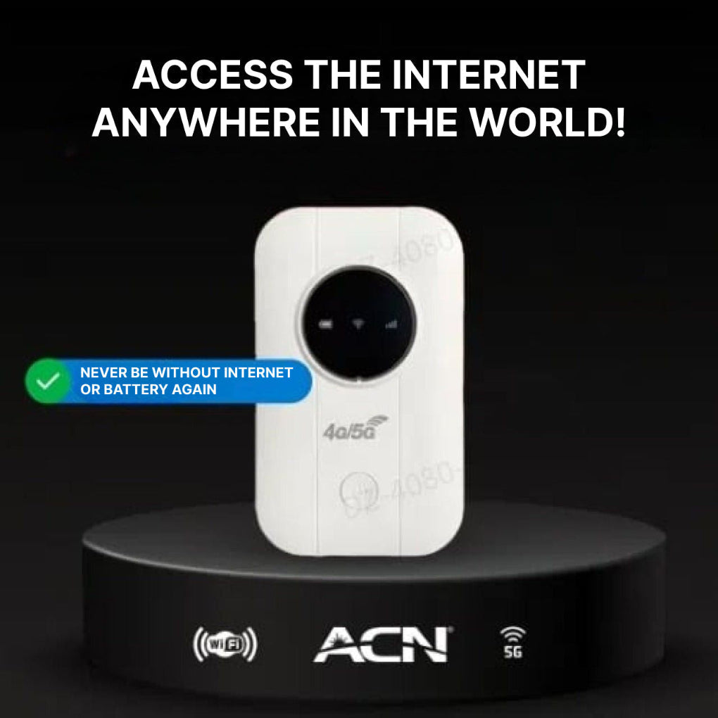 Lightweight Travel WiFi Hotspot with Instant Connection