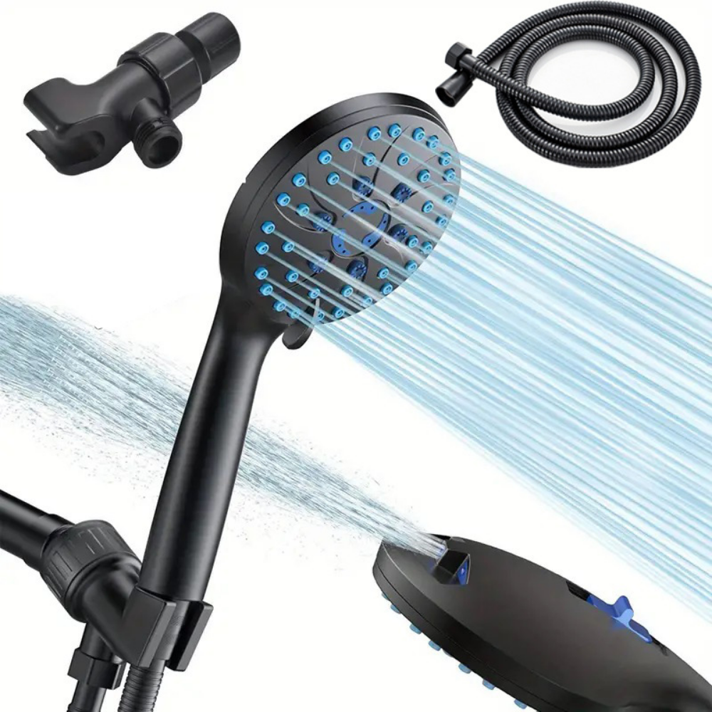 Handheld Shower Head with Adjustable Spray Modes – High Pressure for Refreshing Rinse