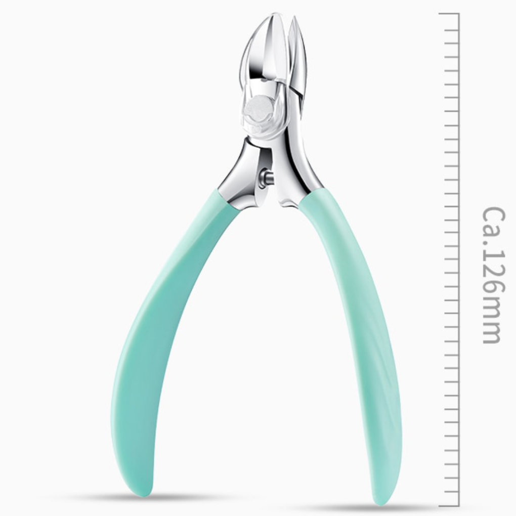 Curved Nail Scissors for Thick Nails - Ergonomic Handle for Easy Use