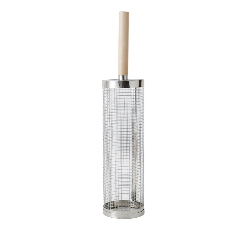 Stainless Steel BBQ Grill Baskets with Detachable Handles – Compact Design for Outdoor Use