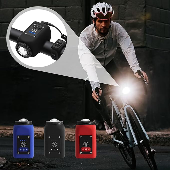 Ultra Bright Bike Light and Loud Horn with Remote Control