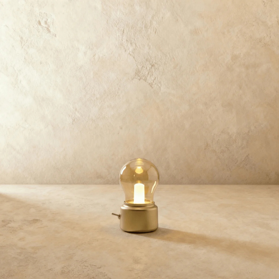 Rechargeable Vintage Style Light Bulb Lamp