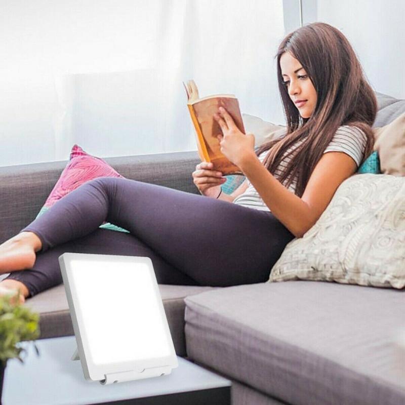Mood Brightening Therapy Lamp with Adjustable Tilt and Dual Settings