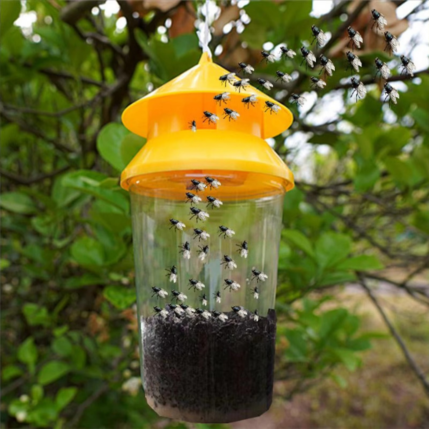 Eco-Friendly Reusable Fly Catcher for Outdoor Areas