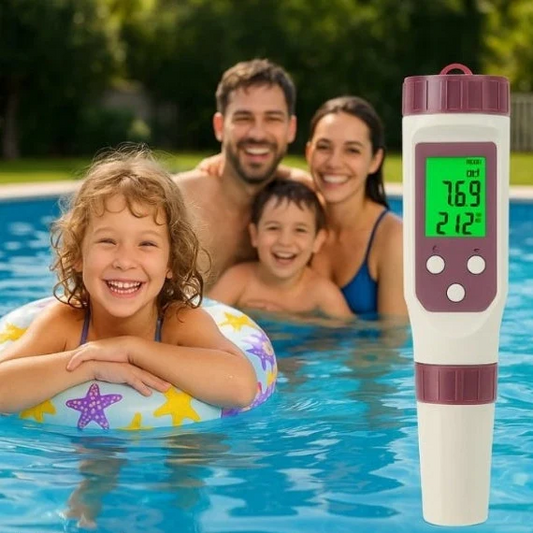 7-in-1 Water Quality Meter for Pools and Spas with Bluetooth Connectivity