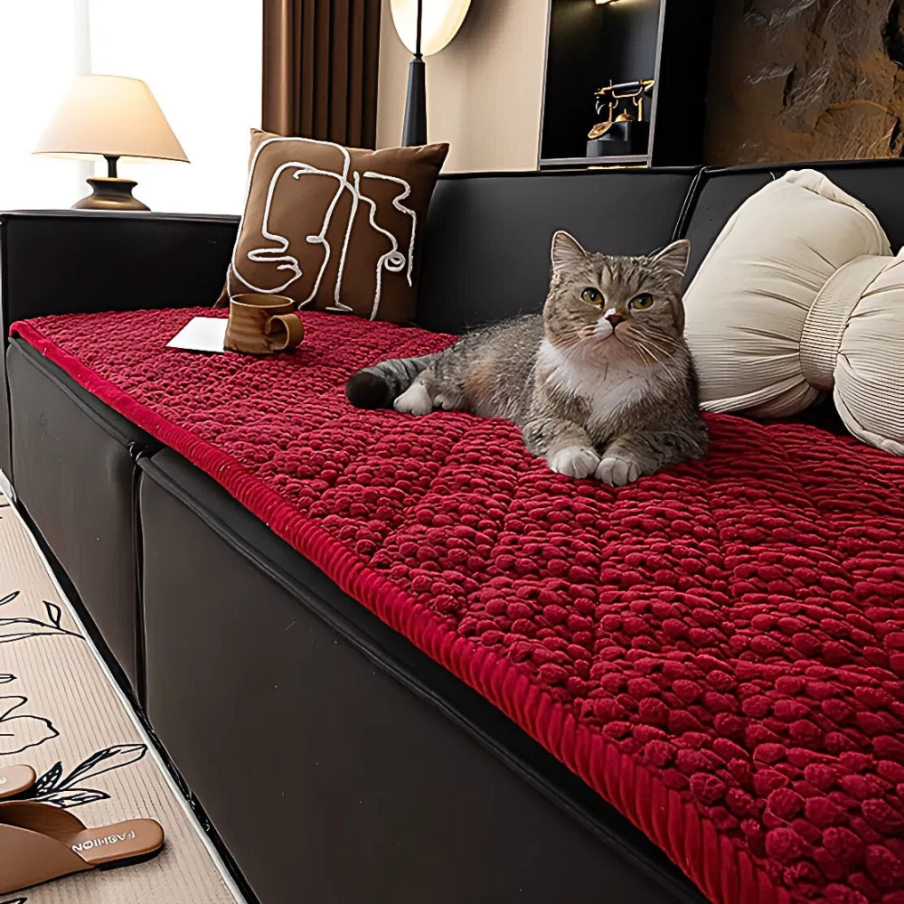 Non-Slip Sofa Protector in Knit Fabric
