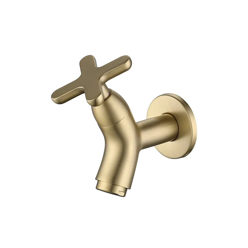 Ergonomic Solid Brass Faucet for Wall Mounting | Durable Modern Design for Kitchen and Bathroom