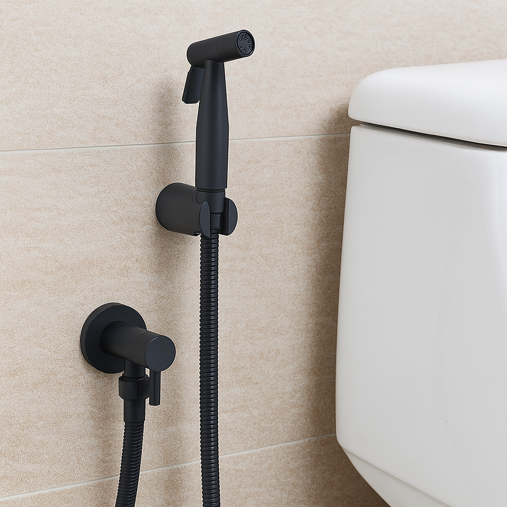 Adjustable Stainless Steel Bidet Sprayer – Ergonomic Handheld Hygiene Tool
