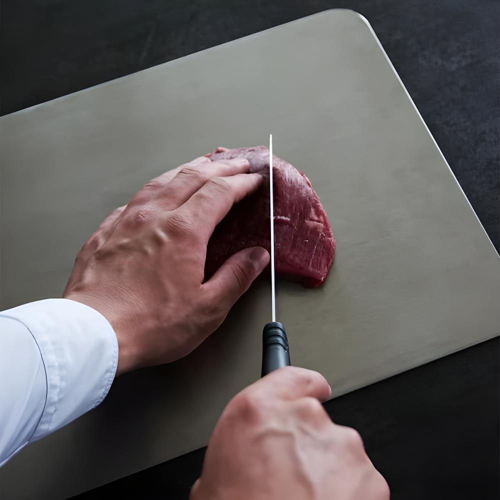 Antibacterial Stainless Steel Cutting Board – Durable Food Preparation Tool
