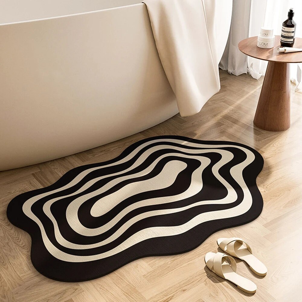 Moisture-Wicking Non-Slip Bath Mat for Safer Showers