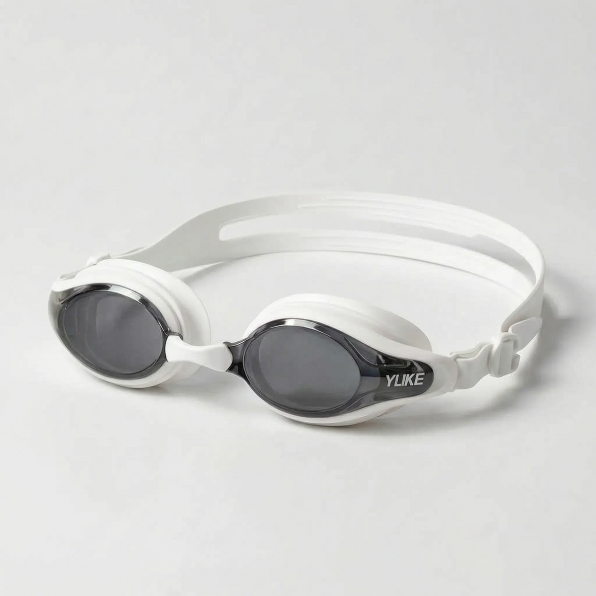 Fog-Resistant Swimming Goggles with Adjustable Double Strap for Clear View