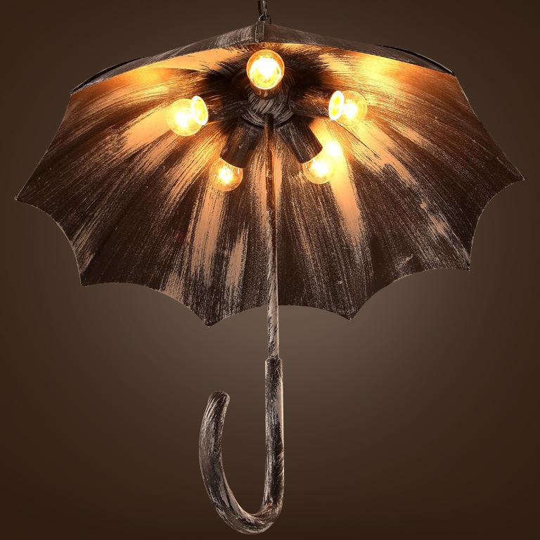 Elegant Vintage 5-Light Industrial-Style Chandelier