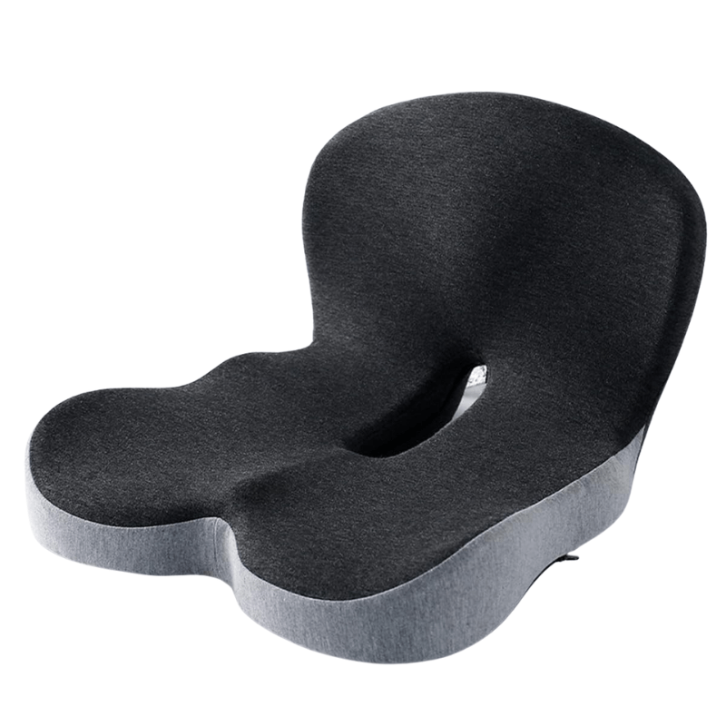 Ergonomic Comfort Cushion with Anti-Slip Base and Washable Cover