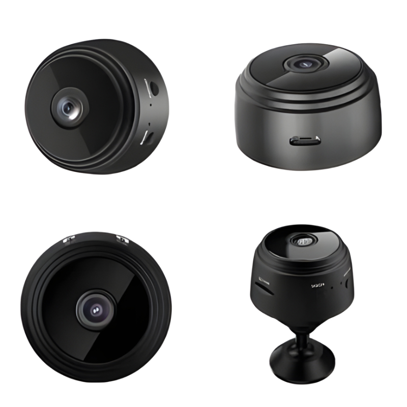 High-Definition Wireless Rearview Camera with 360° Mount and Night Vision