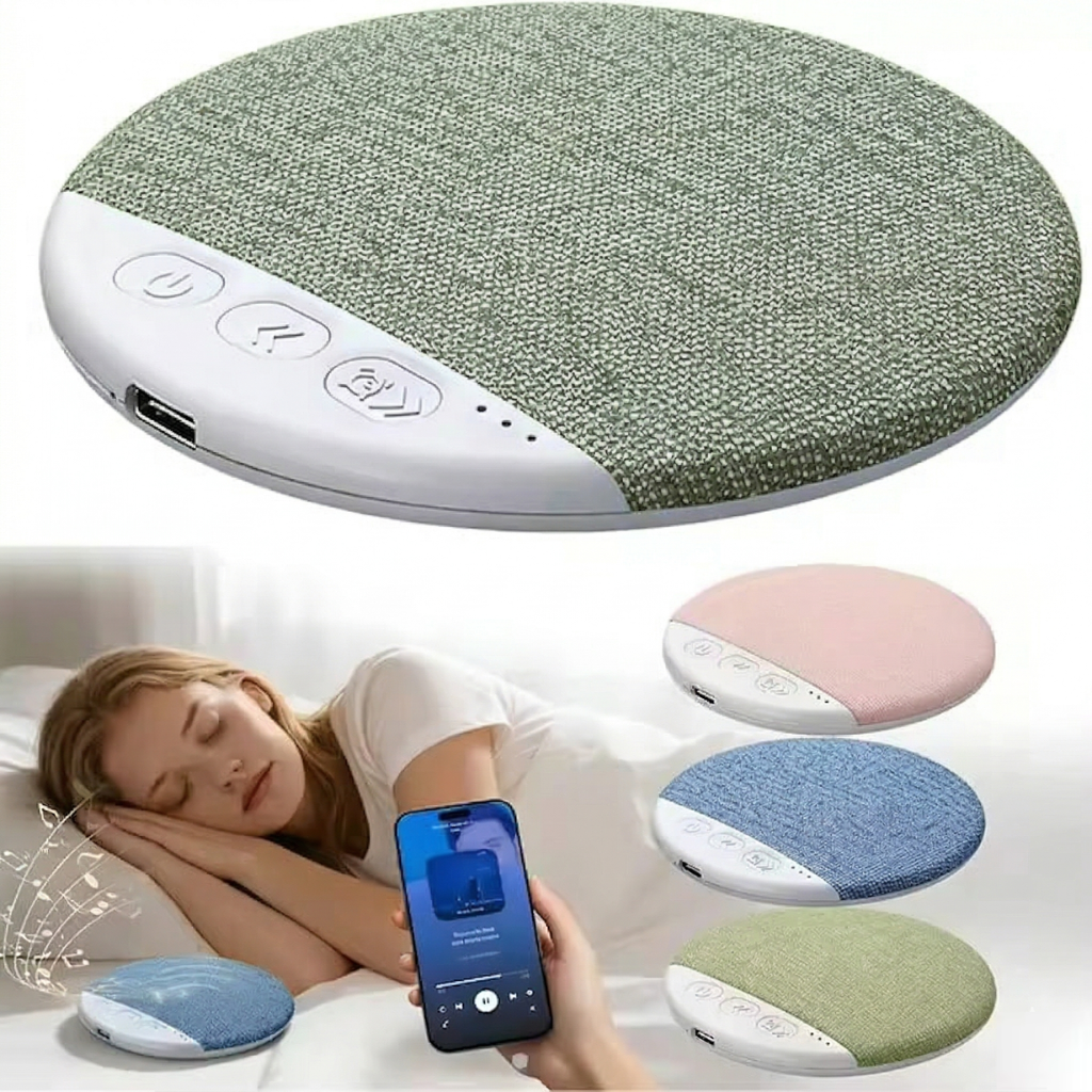Under-Pillow Audio System with Rechargeable Battery & Ambient Sounds
