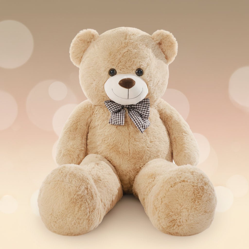Giant Cuddly Bear Toy with Bow Tie – 120cm for Kids
