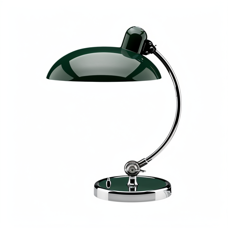 Adjustable Metal Desk Lamp with Dome Shade - Vintage Style Lighting