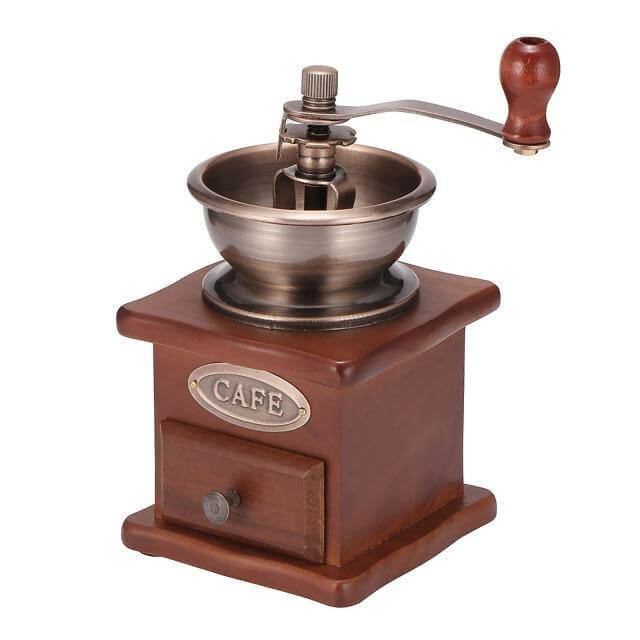 Manual Coffee Mill with Adjustable Grind Settings for Fresh Brewed Coffee