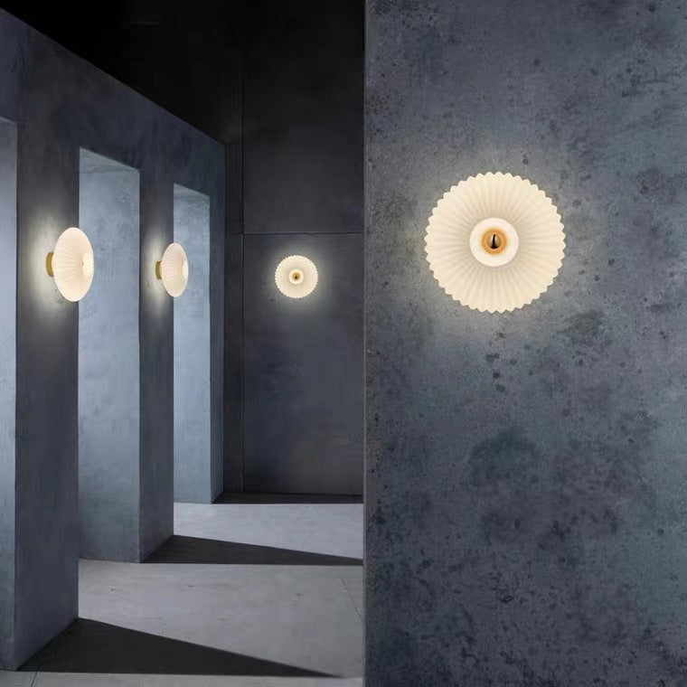 Modern Smoke Grey Glass Wall Light Fixture
