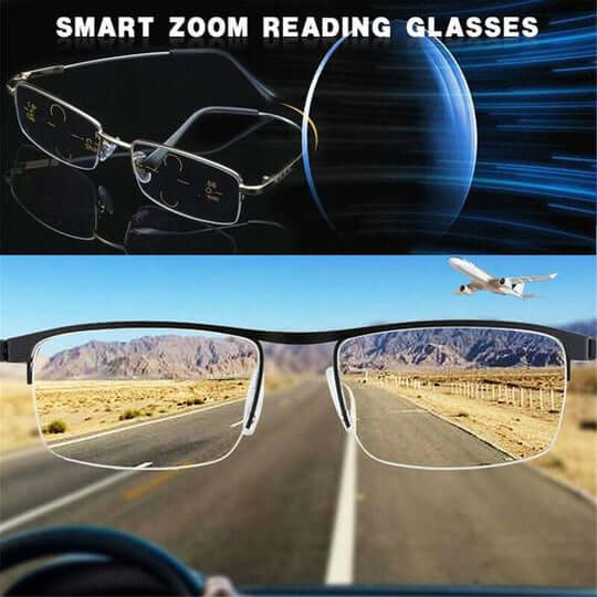 Smart Glasses with Multi-Focus Adaptive Blue Light Lenses for All Activities