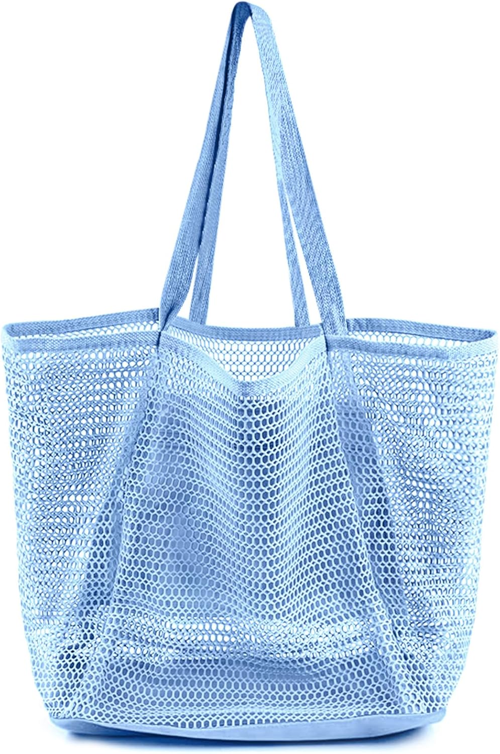 Mesh Compartment Waterproof Tote for Beach – Chic Summer Bag