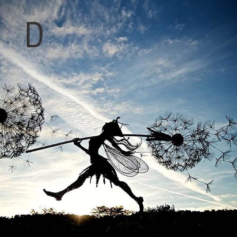 Dancing Wind Spinner Garden Stake | Sturdy Metal Design for Outdoor Charm